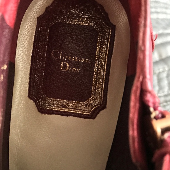 Authentic Christian Dior Burgundy leather booties - Picture 7 of 8